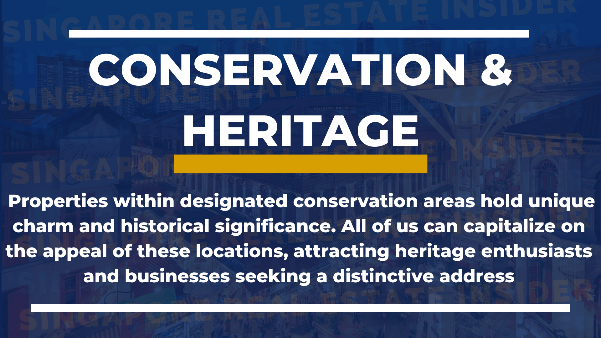 Conservation and heritage