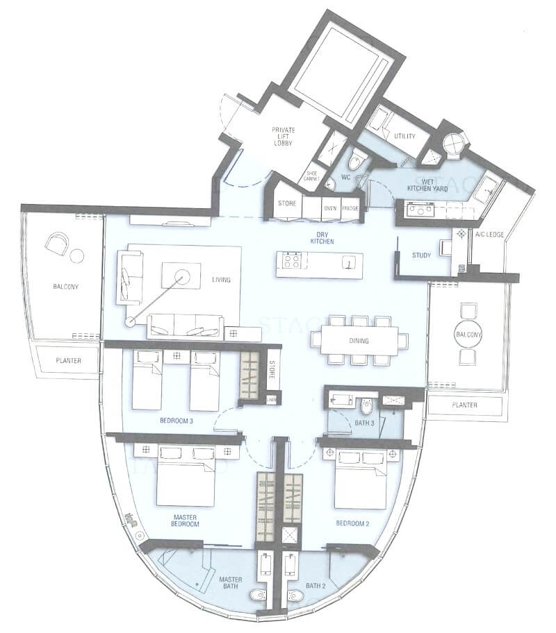 Newton One Floor Plan Unit